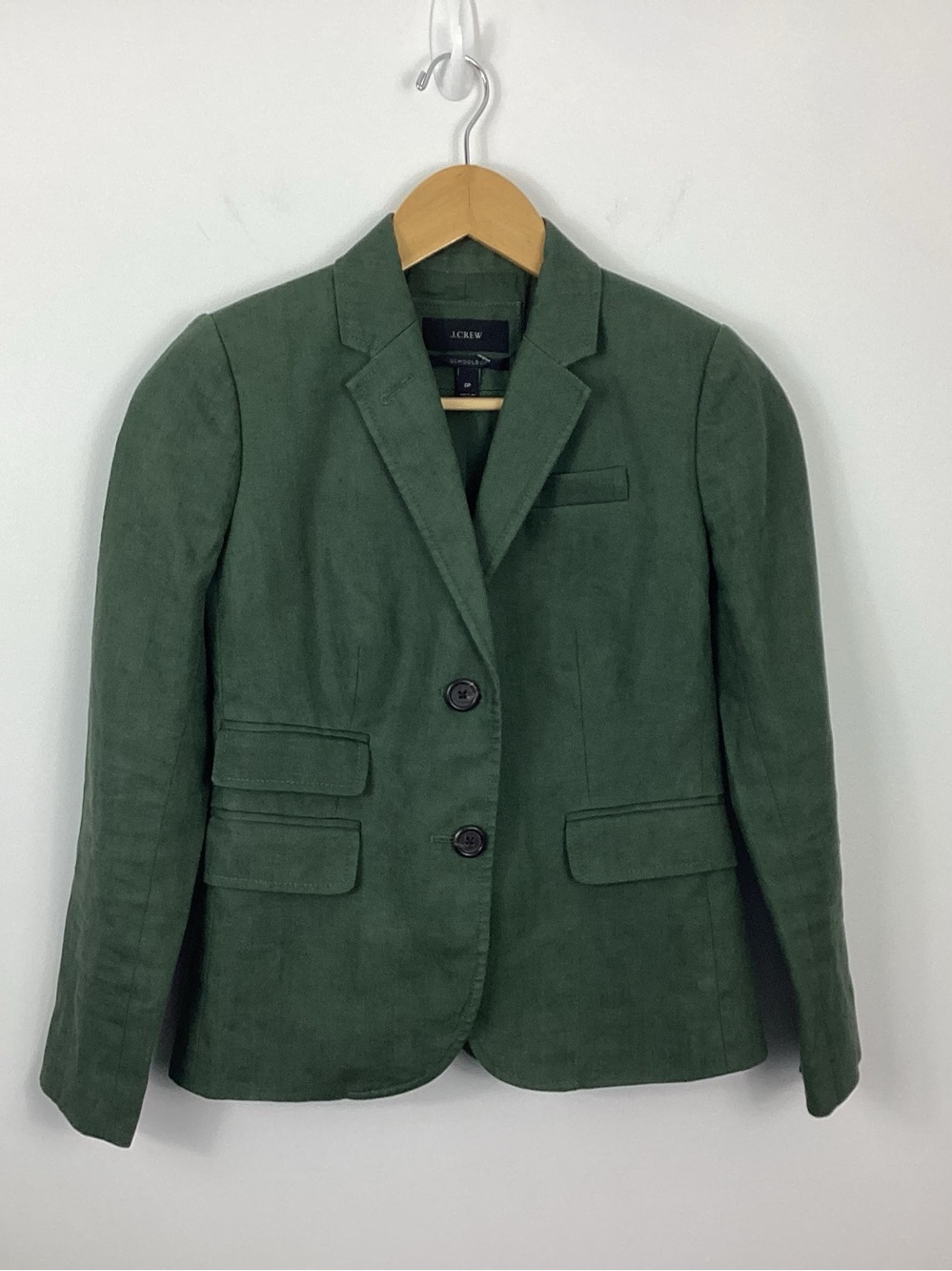 J. Crew Schoolboy Linen Blazer Size 0P